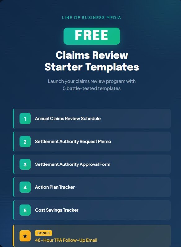 Free Claims Review Starter Templates