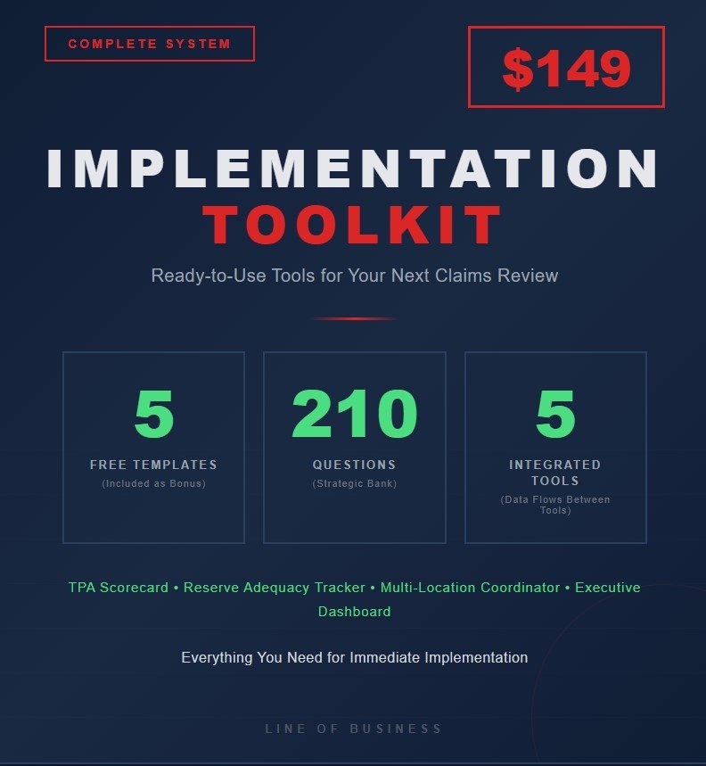 Premium Claims Review Toolkit