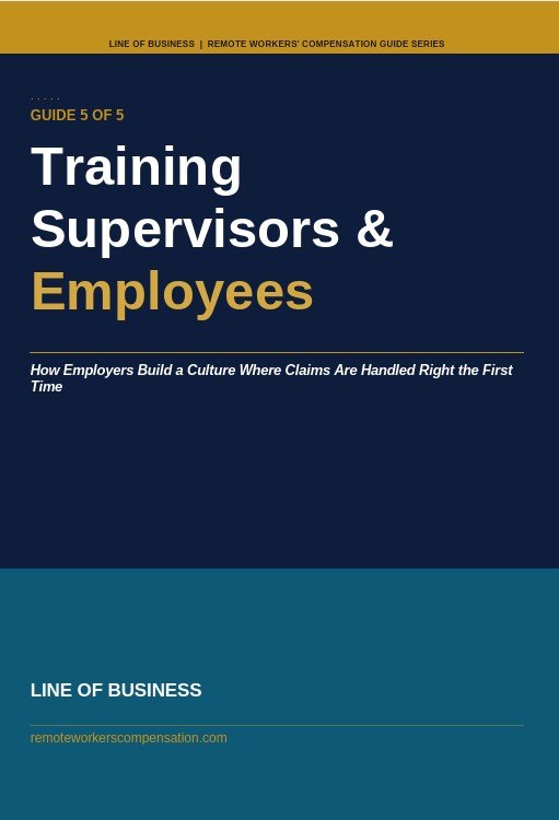 Guide 5 Training Supervisors